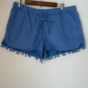 J. By J. Crew Linen Cotton Blend Shorts